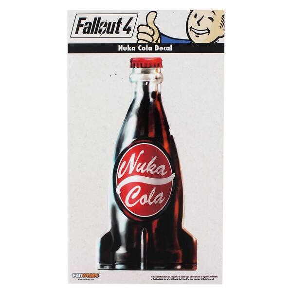 Shop Fallout 4 Nuka Cola Bottle Vinyl Decal Multi Overstock 14493776