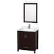 Option Espresso / Giotto Quartz Top / Brushed Chrome