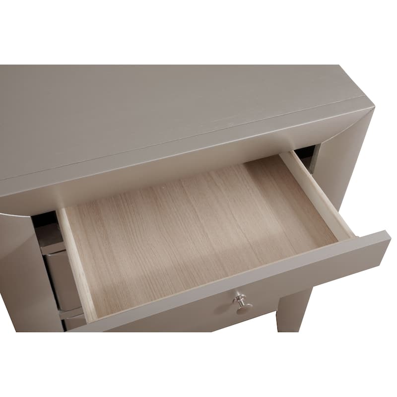 Marilla 3-drawer and Wood Nightstand
