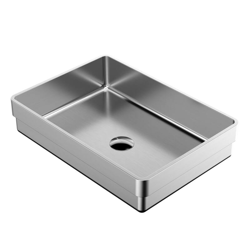 Karran USA CCT200 Cinox 20" Rectangular Stainless Steel Drop In - Stainless Steel
