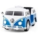 preview thumbnail 7 of 5, 12V Electric Car Bus Ride On Car w/Pedal Control & Soft Start Blue