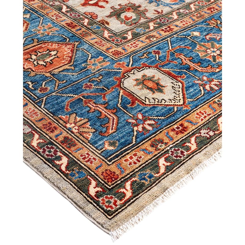 Serapi One-of-a-Kind Hand-Knotted Area Rug - Gray - 9' 1" x 11' 9"