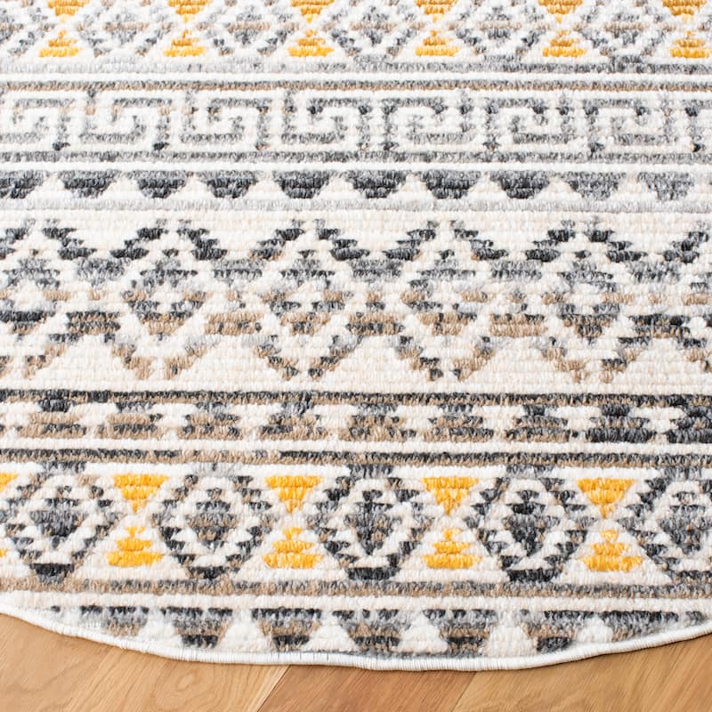 SAFAVIEH Sedona Elmire Boho Tribal Fringe Rug