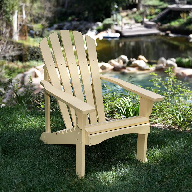 Jaxport Natural Wood Adirondack Chair
