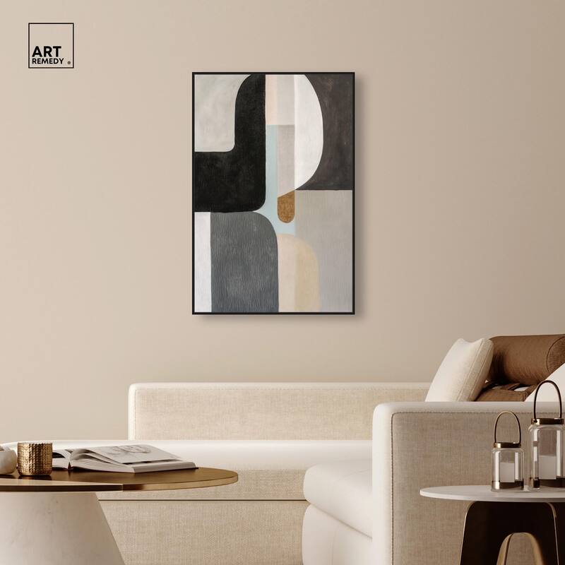 Interlocking Segments III Canvas by Art Remedy
