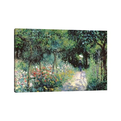 iCanvas "Women In A Garden, 1873" by Pierre-Auguste Renoir Canvas Print