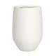 preview thumbnail 3 of 9, DreamPatio Garden Grove 1-Piece Fiberstone Planter H19"xD13" - DottedWhite