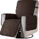 preview thumbnail 46 of 63, Subrtex Recliner Chair Cover Slipcover Reversible Protector Anti-Slip - Small Coffee