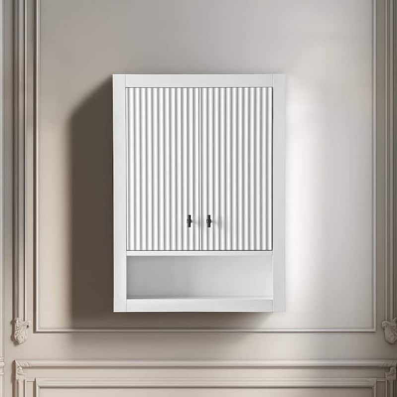 Vanity Art 24 "Wall Mounted Bathroom Storage Cabinet with Soft Close Doors