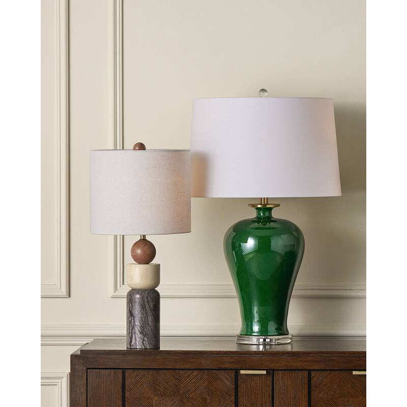 Currey & Company Imperial Green Table Lamp - 31"h x 19"dia - 31"h x 19"dia