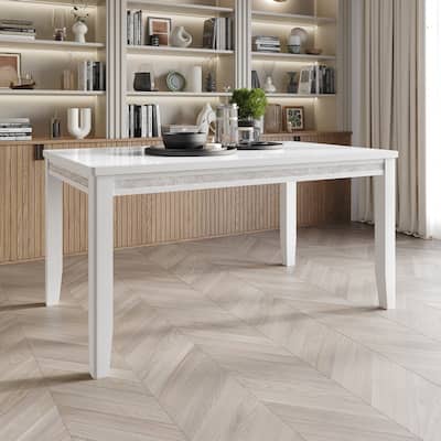 CraftPorch Luxurious Crystal Diamond Strip Dining Table