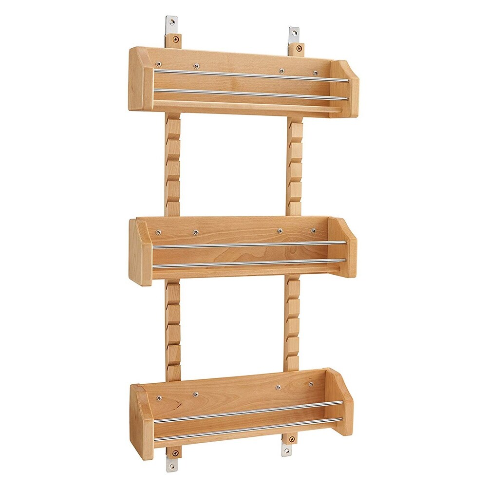 Rev-a-shelf 2-tier Kitchen Cabinet Pull Out Shelf And Drawer Organizer  Slide Out Pantry Storage Basket In Multiple Sizes, 12 X 22 In,  5wb2-1222cr-1 : Target