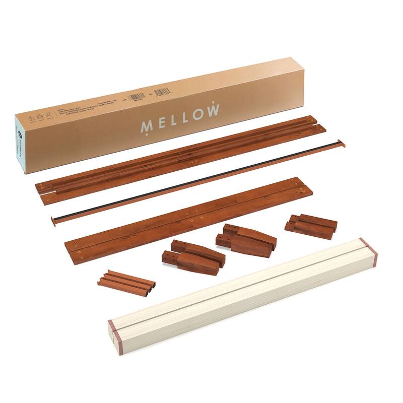 16 Inch Classic Solid Wood Platform Bed Frame in Multiple Finishes