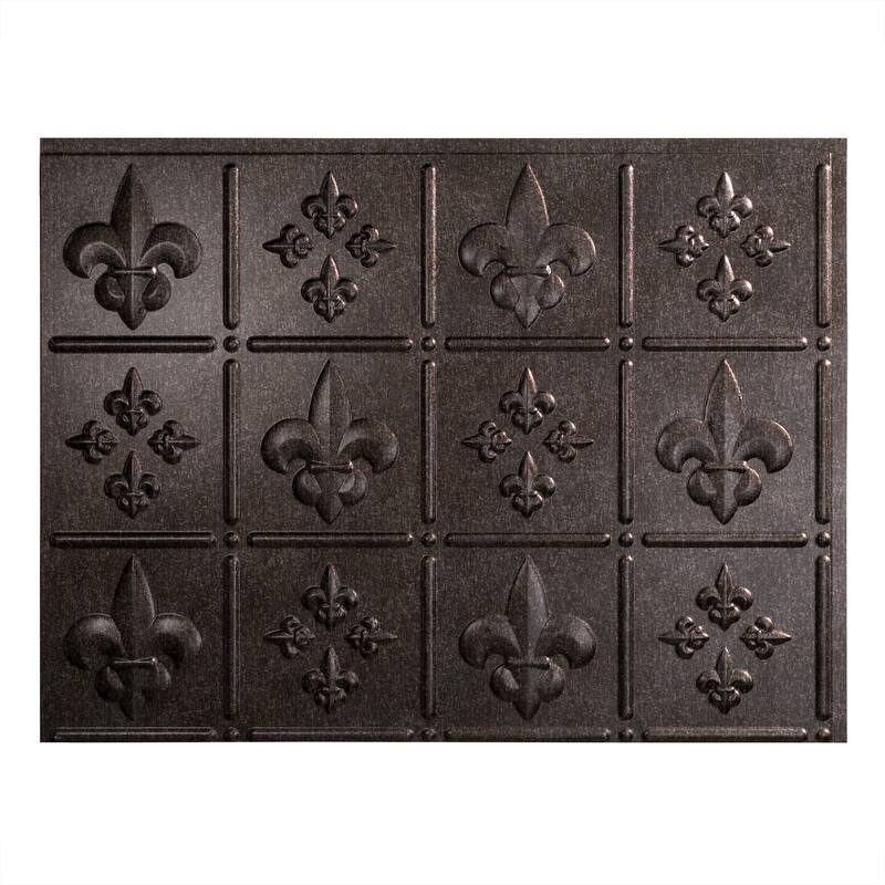 FASÄDE Fleur de Lis Decorative Vinyl Backsplash Panel
