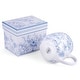 preview thumbnail 7 of 6, STP Goods Blue Flowers Bone China Tea Set for 2 pers. in Gift Box