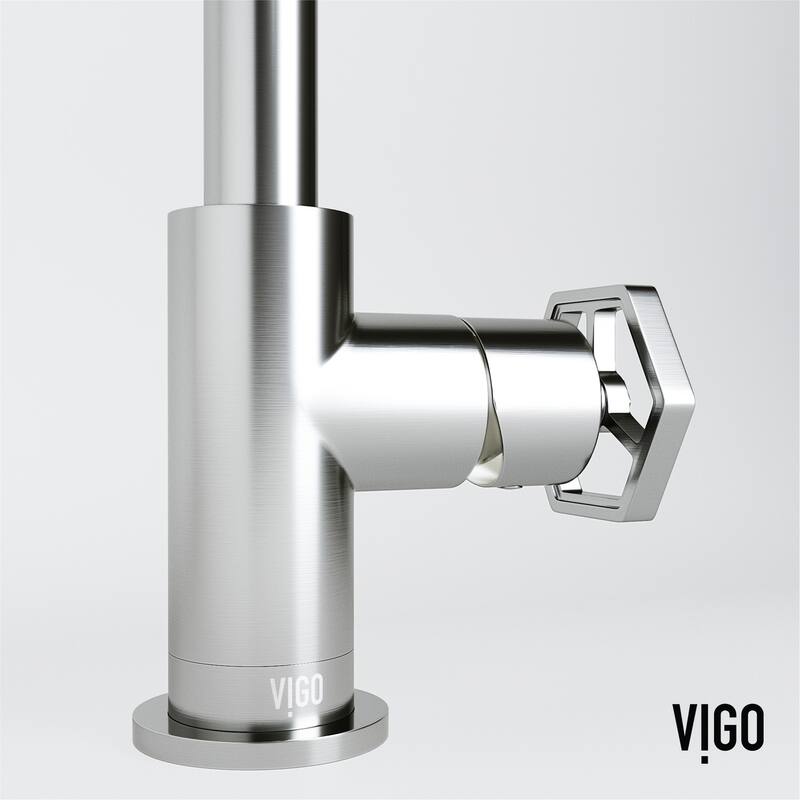 Vigo VG01051 Ruxton 1.2 GPM 9" H Single Handle Single Hole Bathroom