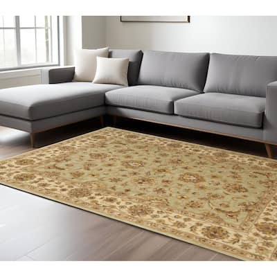 HomeRoots Oriental Traditional Rectangle Area Rug