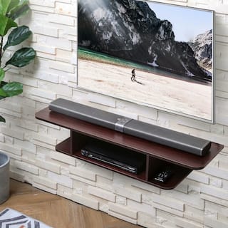 FITUEYES Floating TV Stand Wall Entertainment Storage Console
