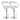 Elama Faux Leather Retro Adjustable Swivel Bar Stool White Chrome Handles and Base Set of 2