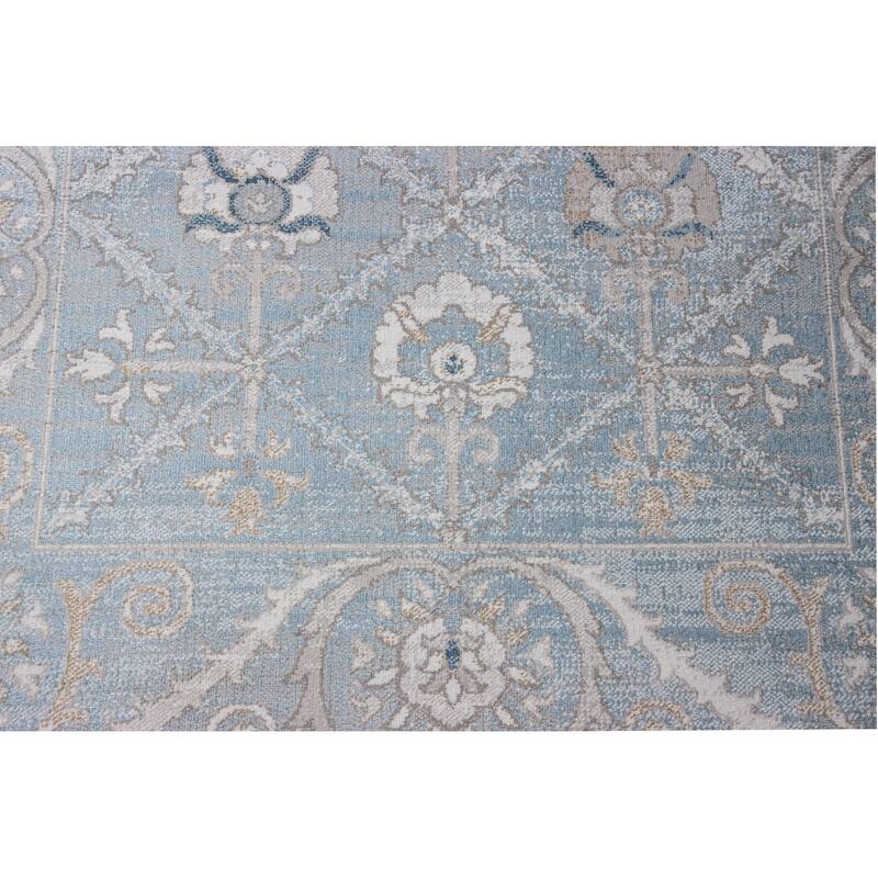 Bashian Bella Light Blue Transitional Area Rug