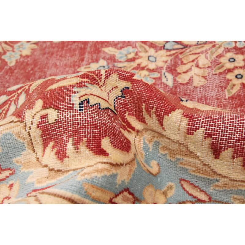 ECARPETGALLERY Hand-knotted Antalya Vintage Dark Copper Wool Rug - 9'7 x 13'5