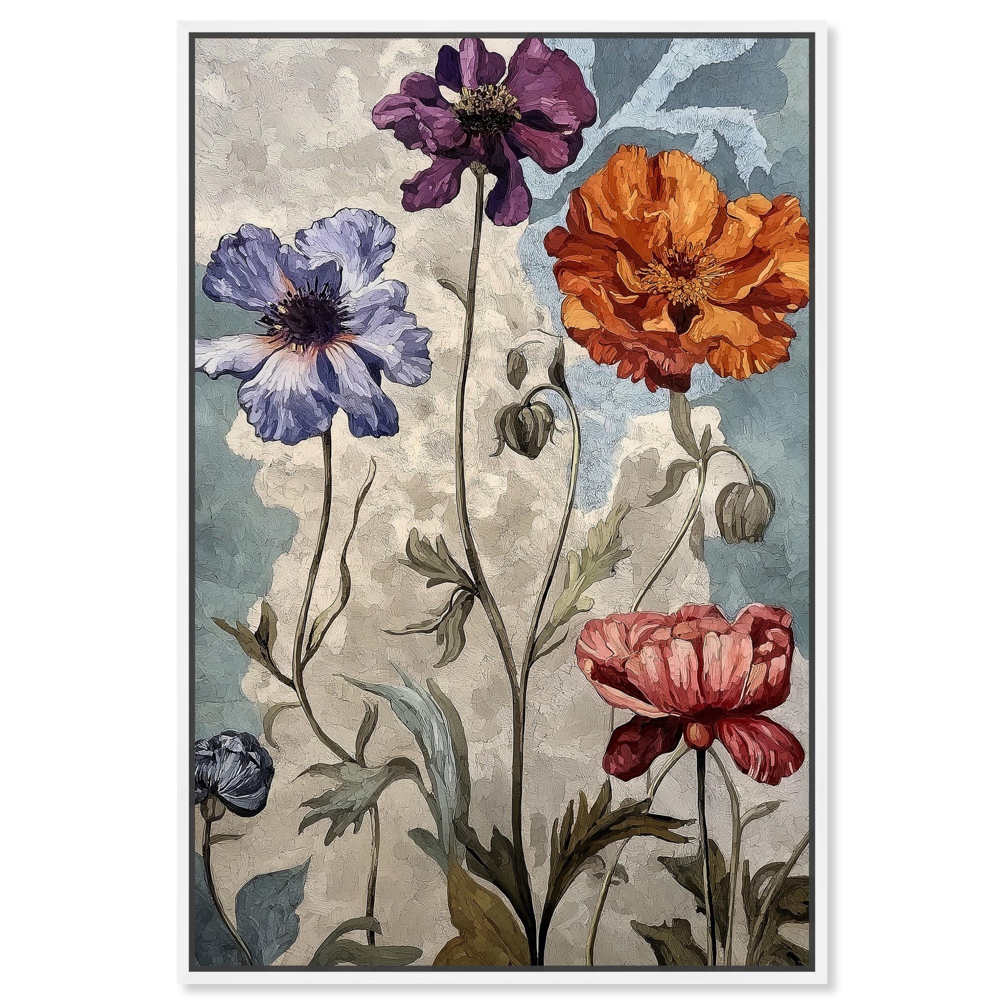 Hued Blossom III Canvas by Art Remedy