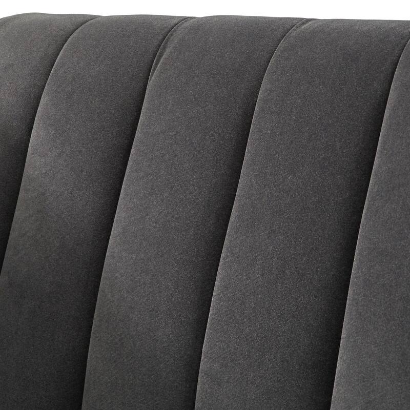 Lifestorey Paxton Channel Back Tuxedo Sofa