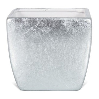 Silver Foil Painted Planter - Bed Bath & Beyond - 36881925