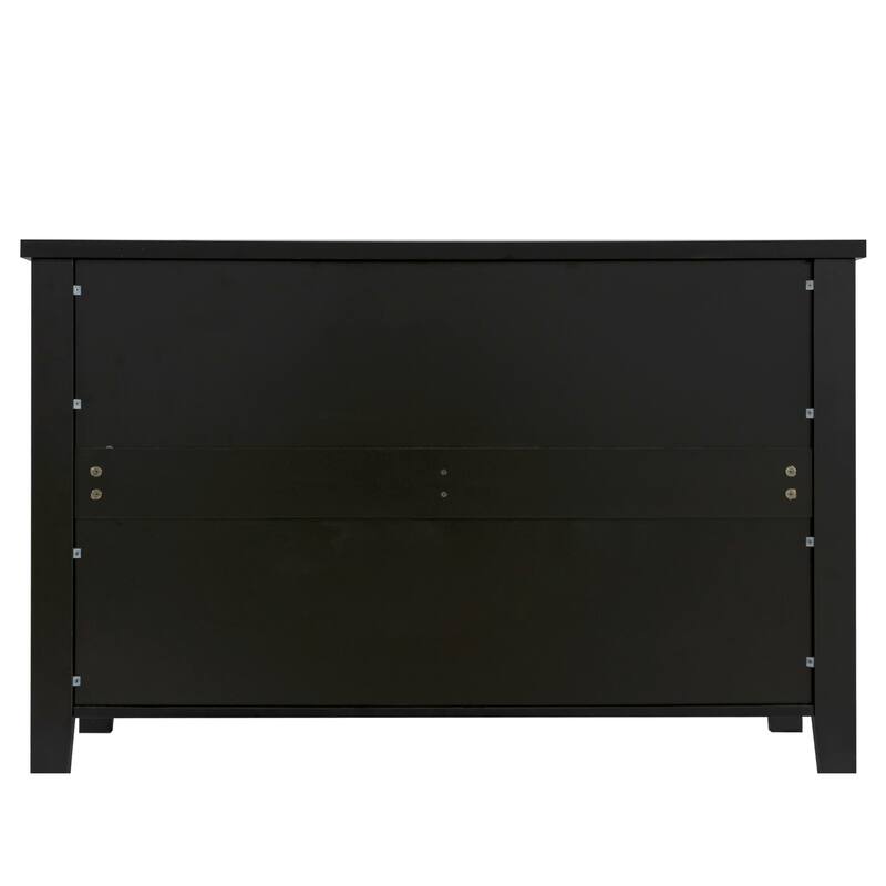 47'' Wide Modern Style 6 Drawer Dresser,Wood Dressers & Chest of Drawers,Bedroom Dresser