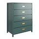 preview thumbnail 13 of 46, Little Seeds Monarch Hill Haven 5 Drawer Kids' Dresser Hunter Green