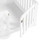 preview thumbnail 35 of 37, Queen Size Montessori Floor Bed with Door & High Fence, Solid Wood Low-Profile Sleep and Play Bed Frame