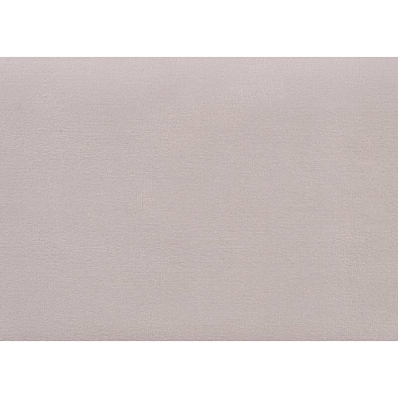 Twin Size Plush Upholstered Ribbed Headboard Platform Bed in Pink for Contemporary Bedroom