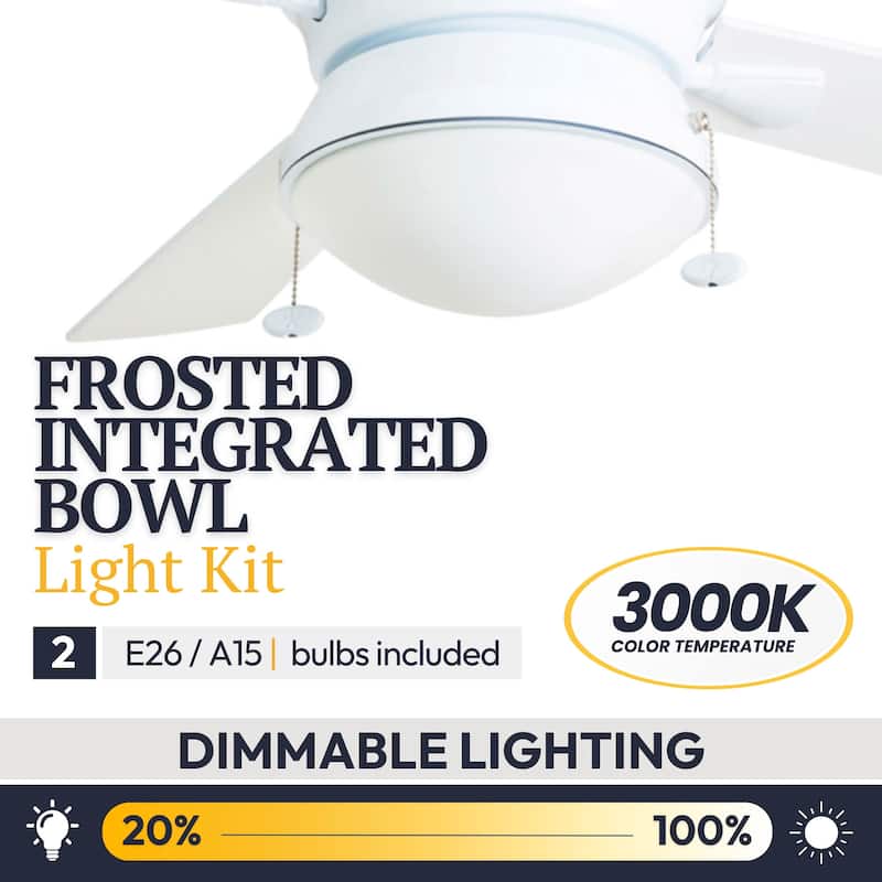 Copper Grove Ayre 52-inch White Outdoor 4-blade Ceiling Fan