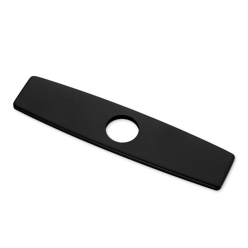 Luxier 10 in. Kitchen Sink Faucet Hole Cover Deck Plate Escutcheon