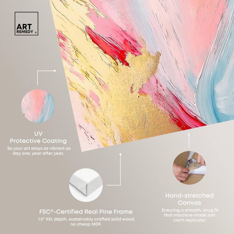 Burst of Energy Canvas Set of 2 by Art Remedy, Gallery Wrapped