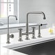 preview thumbnail 95 of 165, Kraus Urbix Industrial Solid Brass Kitchen Faucet