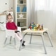 preview thumbnail 3 of 10, Babyjoy 4 in 1 Baby High Chair Convertible Toddler Table Chair Set w/