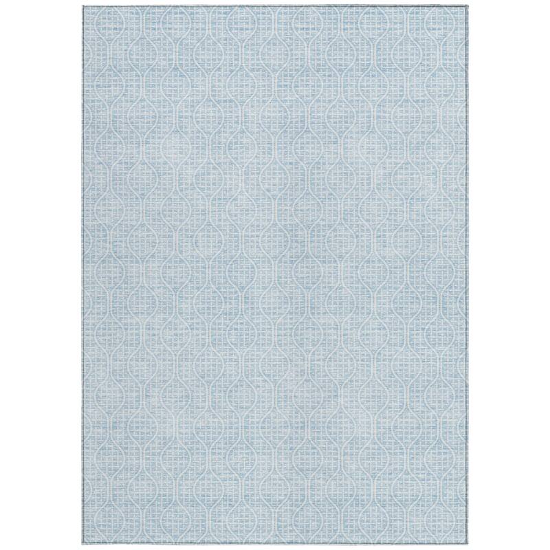 HomeRoots Geometric Transitional Rectangle Outdoor Rug