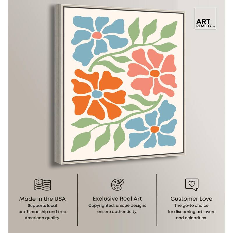 The Flowers Vines all Season Canvas by Art Remedy