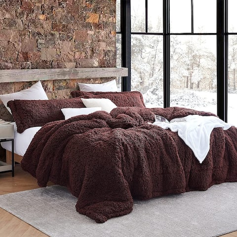 Winter Thick - Coma Inducer Oversized Comforter Set - Burgundy Chocolate