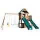 preview thumbnail 15 of 14, Swing-N-Slide Willows Peak Deluxe Wood Outdoor Swing Set