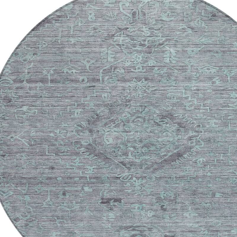 HomeRoots Floral Traditional Rectangle Outdoor Rug