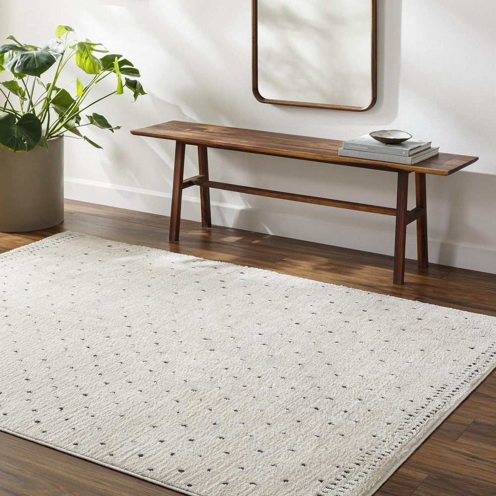Livabliss Freud Bohemian Dots Area Rug