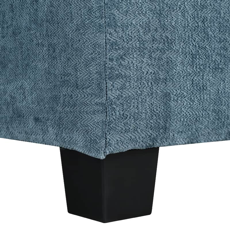 U-Shaped Comfy Cloud Couch, 6-Seat Chenille Deep Seat Sofa with Armrest Cushions