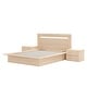 preview thumbnail 17 of 34, Malibu 4-Piece Bedroom Set with Bed, Headboard, and 2 Nightstands
