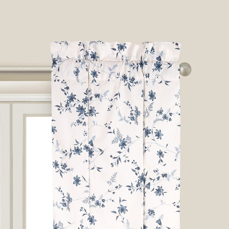 Blue Canton Curtain Panel - 50 x 84 - 50 x 84