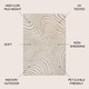 preview thumbnail 86 of 100, JONATHAN Y Nordby Abstract Groovy Striped Area Rug