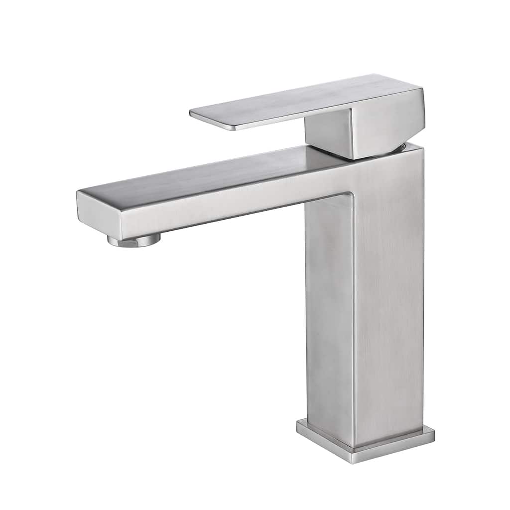 Single Handle Waterfall Bathroom Sink Faucet with Hot and Cold Function, Rust and Corrosion Resistant