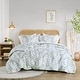 preview thumbnail 20 of 35, Chelsea Square Milan Farmhouse Reversible Floral Print Comforter Set