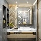 preview thumbnail 9 of 60, TokeShimi Modern Metal Frame Bathroom Vanity Wall Mirror